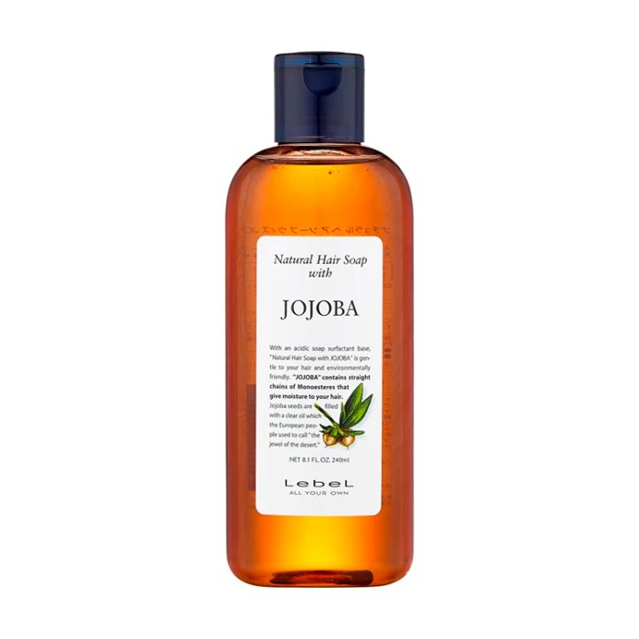 Lebel természetes hajszappan kezelés Jojoba